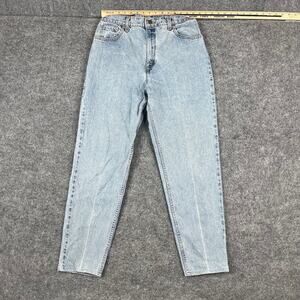 Levis 551 Jeans Womens 12 MED Blue Relaxed Fit Tapered Leg Denim Vintage
